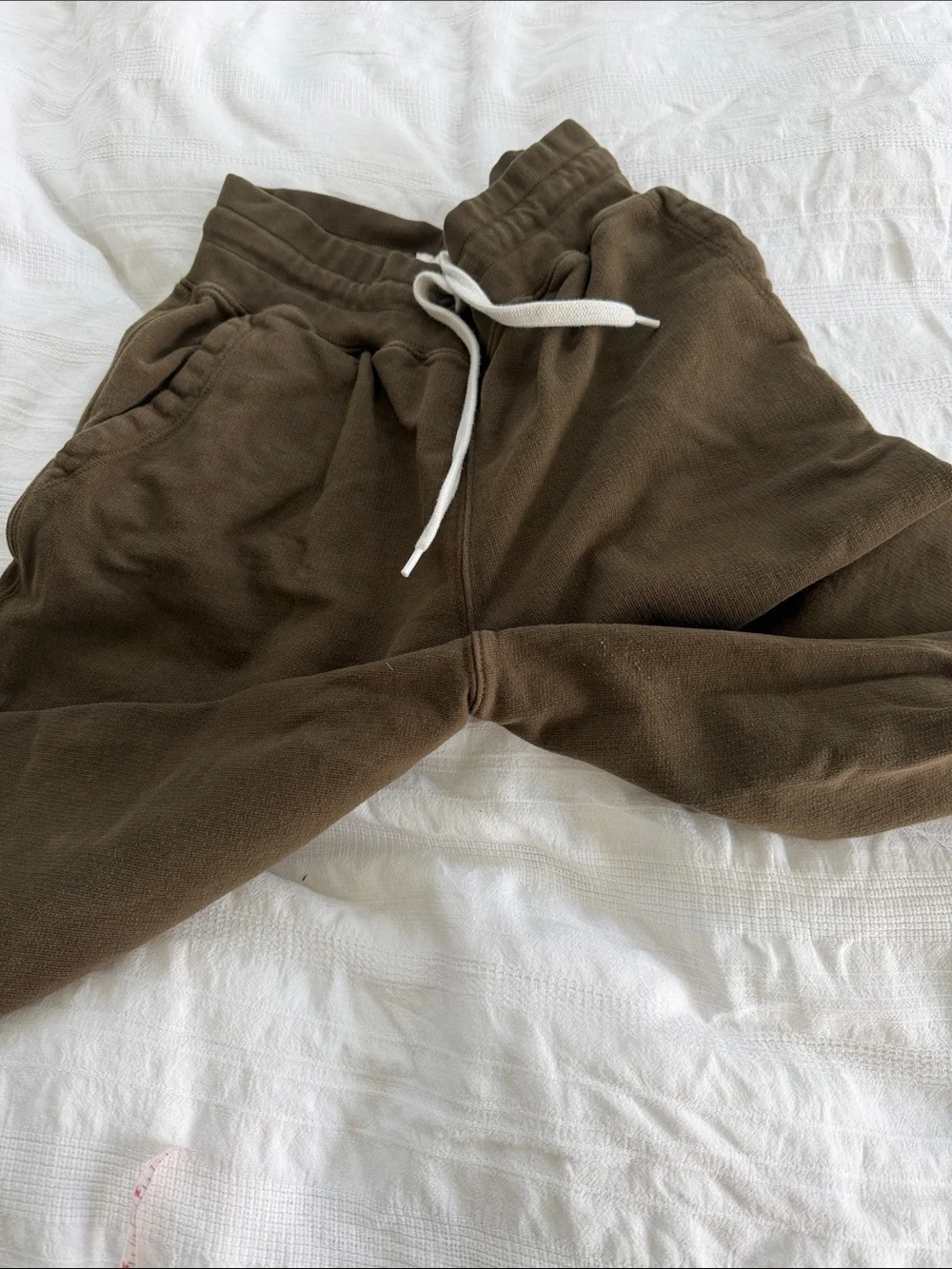 Buck Mason olive brown Drawstring Track Pants